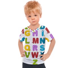 Vectors Alphabet Eyes Letters Funny Kids  Sports Tee