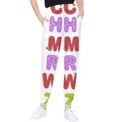 Vectors Alphabet Eyes Letters Funny Tapered Pants