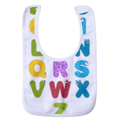 Vectors Alphabet Eyes Letters Funny Baby Bib