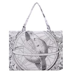 Constellations Celestial Moon Earth Zipper Medium Tote Bag by Sapixe