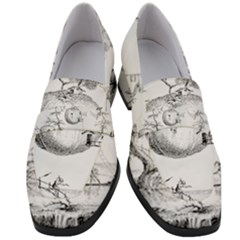 Vectors Fantasy Fairy Tale Sketch Women s Chunky Heel Loafers by Sapixe