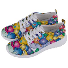 Cats Cartoon Cats Colorfulcats Men s Lightweight Sports Shoes