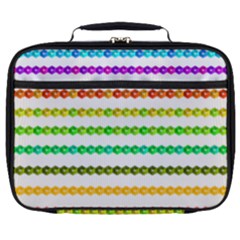 Ribbons Sequins Embellishment Full Print Lunch Bag by Sapixe