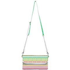 Ribbons Sequins Embellishment Mini Crossbody Handbag