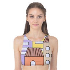 Houses City Architecture Building Tank Bikini Top by Sapixe