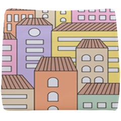 Houses City Architecture Building Seat Cushion