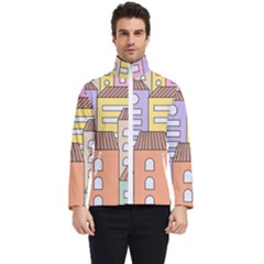 Houses City Architecture Building Men s Bomber Jacket