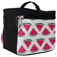 Illustration Watermelon Fruit-food Melon Make Up Travel Bag (big) by Sapixe