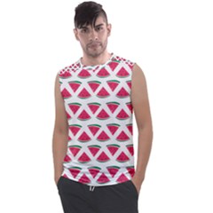 Illustration Watermelon Fruit Food Melon Men s Regular Tank Top