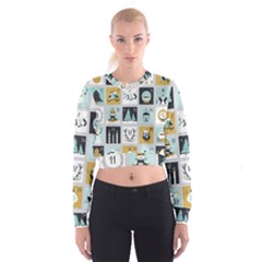 Advent Calendar Cropped Sweatshirt by Sapixe