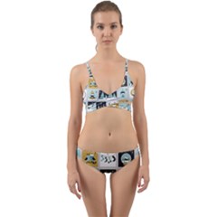 Advent Calendar Wrap Around Bikini Set by Sapixe