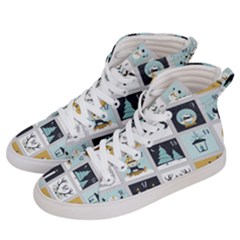 Advent Calendar Men s Hi-top Skate Sneakers by Sapixe