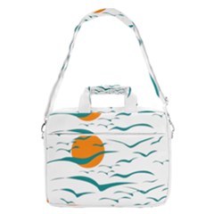 Sunset Glow Sun Bird Macbook Pro 13  Shoulder Laptop Bag  by Sapixe