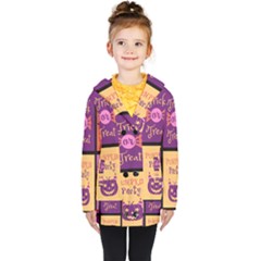 Halloween Cute Cartoon Kids  Double Breasted Button Coat