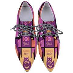 Halloween Cute Cartoon Pointed Oxford Shoes