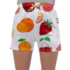 Fruits Cartoon Sleepwear Shorts