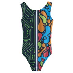 Maintaining Physical Brain Kids  Cut-out Back One Piece Swimsuit