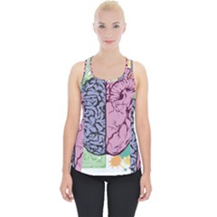 Brain Heart Balance Piece Up Tank Top