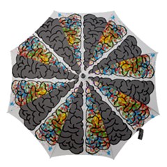 Brain Mind Psychology Idea Hearts Hook Handle Umbrellas (medium)