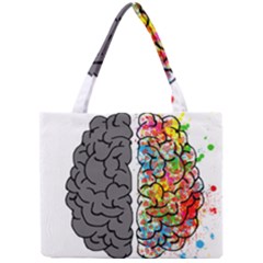 Brain Mind Psychology Idea Hearts Mini Tote Bag by Sapixe