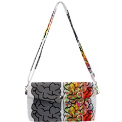 Brain Mind Psychology Idea Hearts Removable Strap Clutch Bag by Sapixe