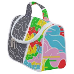 Clip Art Brain Halves Satchel Handbag by Sapixe