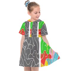 Clip Art Brain Halves Kids  Sailor Dress
