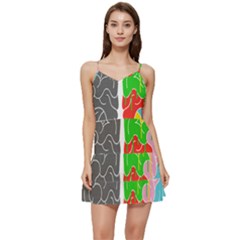 Clip Art Brain Halves Short Frill Dress