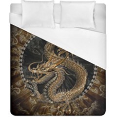 Dragon Pentagram Duvet Cover (california King Size) by Sapixe