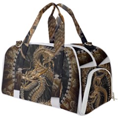 Dragon Pentagram Burner Gym Duffel Bag by Sapixe
