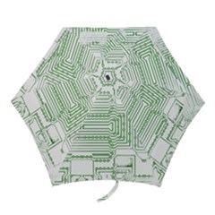 Circuit Board Mini Folding Umbrellas