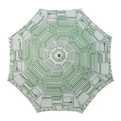 Circuit Board Golf Umbrellas