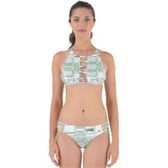 Circuit Board Perfectly Cut Out Bikini Set