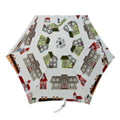 Houses Mini Folding Umbrellas