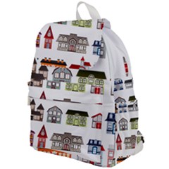 Houses Top Flap Backpack