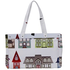 Houses Canvas Work Bag