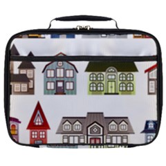 Houses Full Print Lunch Bag