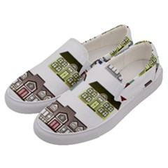 Houses Men s Canvas Slip Ons