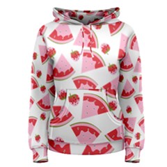 Pink Watermeloon Women s Pullover Hoodie by Sapixe