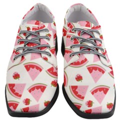 Pink Watermeloon Women Heeled Oxford Shoes by Sapixe