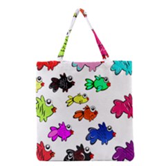 Fish Fishes Marine Life Swimming Water Grocery Tote Bag