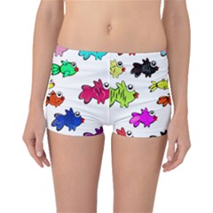 Fish Fishes Marine Life Swimming Water Boyleg Bikini Bottoms