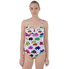 Fish Fishes Marine Life Swimming Water Sweetheart Tankini Set