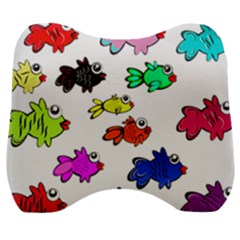 Fish Fishes Marine Life Swimming Water Velour Head Support Cushion