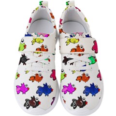 Fish Fishes Marine Life Swimming Water Men s Velcro Strap Shoes