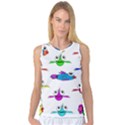 Fish Swim Cartoon Funnycute Women s Basketball Tank Top View1