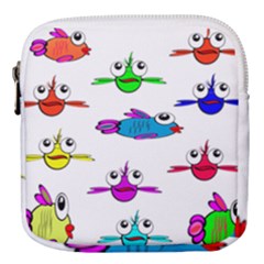 Fish Swim Cartoon Funnycute Mini Square Pouch