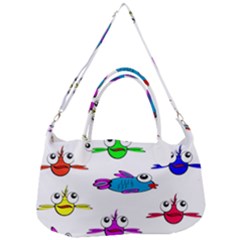 Fish Swim Cartoon Funnycute Removal Strap Handbag