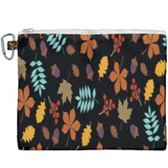 Autumn-flower Canvas Cosmetic Bag (xxxl) by nateshop