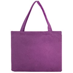 Background-purple Mini Tote Bag